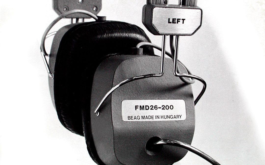 1975 BEAG Dinamikus Sztereó Fejhallgató FDS 26-600
