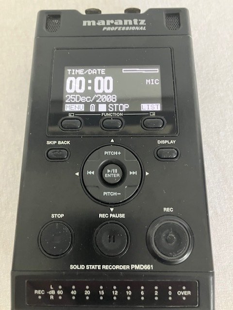 2007 Marantz Professional Handheld Solid State Recorder Model PMD661 MKII